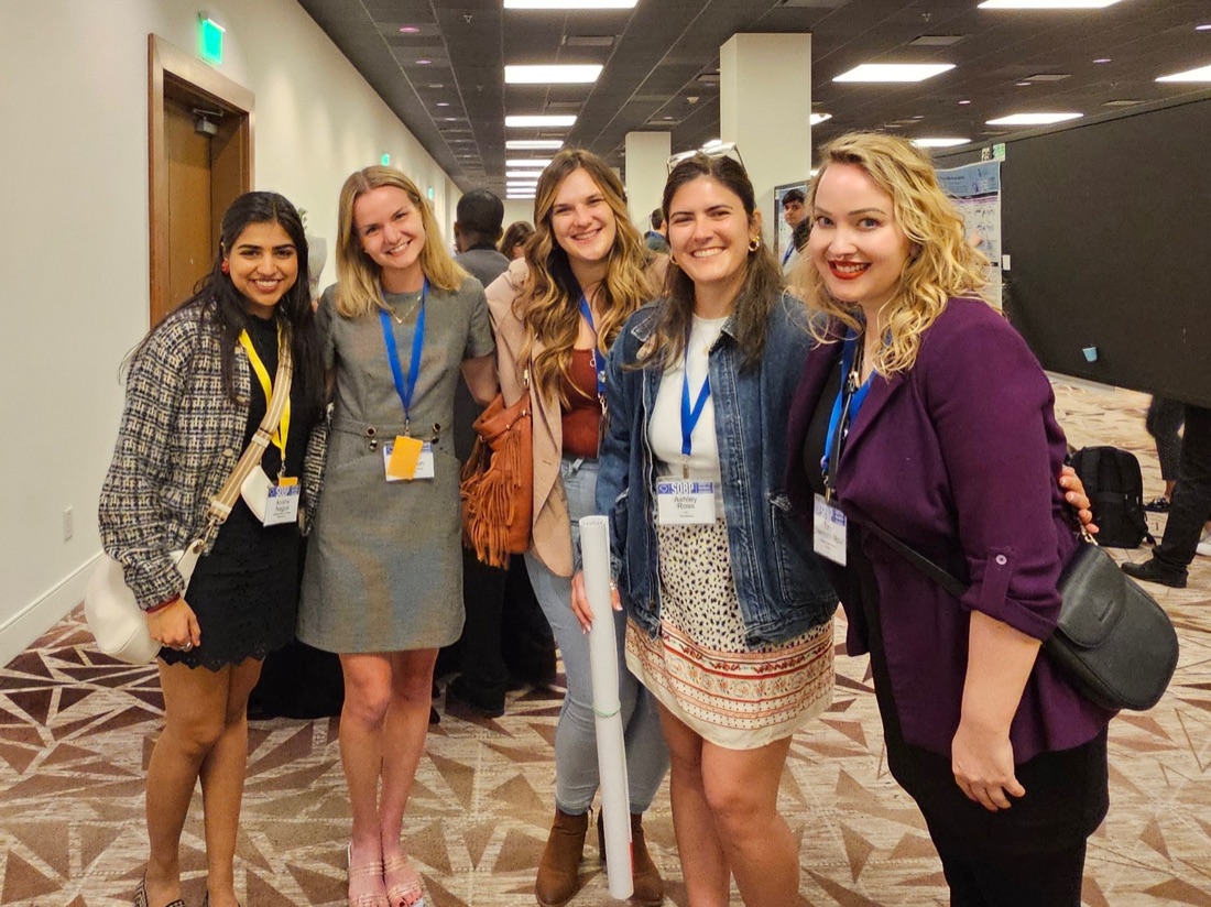 Members of the CLEAR Lab for Cyclical Neuroscience at a scientific meeting